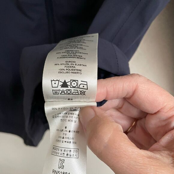 Patagonia H2no Quandary Full Zip Hooded Jacket Women’s L28050 Nylon Navy - Picture 10 of 12